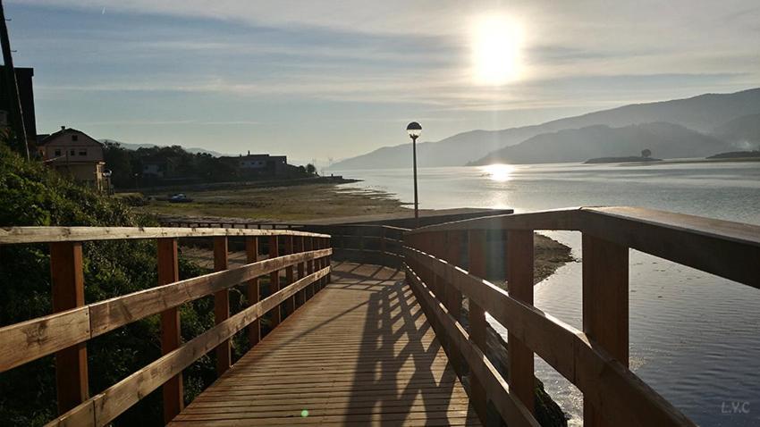 Vivienda familiar en la Ría de Vigo Santa María Exterior foto